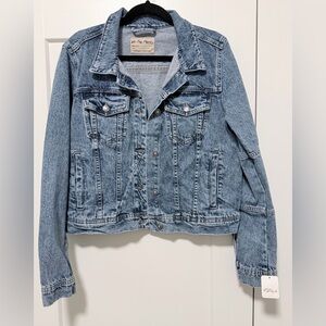 Brand New Free People Rumors Denim Jacket - size L
